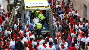 El corneado en el primer encierro de San Fermín es un vecino de Sarriguren de 38 años