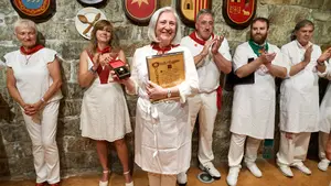 La música Teresa Catalán premiada con el 'Gallico de Oro' de Napardi de estos Sanfermines
