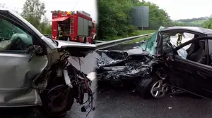 Impactante colisión: dos coches chocan frontalmente en un accidente que deja tres heridos en Navarra