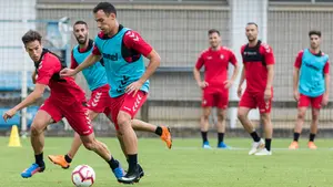 El defensa Unai García sufre un esguince de tobillo y es duda para jugar en el Wanda Metropolitano