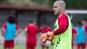 El meta Rubén Martínez, preocupado: "Esto acaba de empezar, aunque no nos gusta la situación"