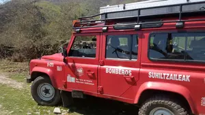 Un anciano se extravía buscando hongos en la sierra de Aralar y tiene que ser rescatado por los bomberos