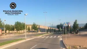 Un motorista de 43 a&ntilde;os cuadriplica la tasa de alcohol tras chocar contra otro veh&iacute;culo en Pamplona
