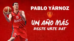 Basket Navarra renueva por una temporada más al joven escolta pamplonés Pablo Yárnoz