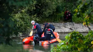 Así ha sido la operación de búsqueda en el río Arga de la mujer desaparecida en Pamplona