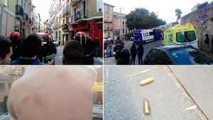 Desalojo finalizado: identificadas 22 personas, cuatro de ellas menores, en el interior del edificio 'okupado'