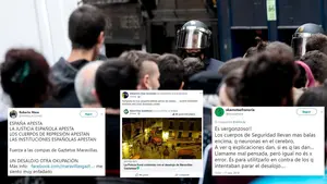 Reacciones en las redes sociales al desalojo de Rozalejo: amenazas a la Policía y críticas a Uxue Barkos