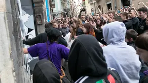 Los ilegales de Rozalejo se ríen de Barkos tras 'reokuparlo' y muestran su alegría por esta "conquista popular"