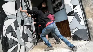 Barkos aprovecha Rozalejo para erigirse en víctima de los okupas: "Buscan causar problemas al Gobierno del cambio"