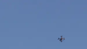 Un dron clandestino 'agua' al equipo de Protección Civil la búsqueda de las vacas fugadas en Falces