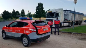 Hallazgo sorpresa: lo inmovilizan con su camión por circular borracho en Baztán y le encuentran 10 gramos de hachís