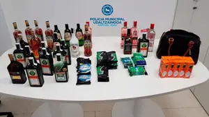 'Botellón' robado: detenida una pareja por saquear alcohol en varios supermercados de Pamplona