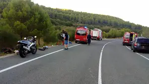 El motorista fallecido en un accidente en San Martín de Unx es un vecino de Miranda de Arga de 36 años