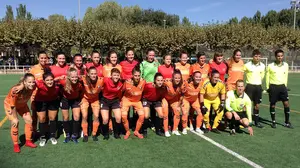 El gran espect&aacute;culo del derbi navarro de f&uacute;tbol femenino entre Mulier y Osasuna, en im&aacute;genes