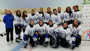 El club de hielo Huarte disputa dos partidos ante el club de hielo Jaca en Pamplona