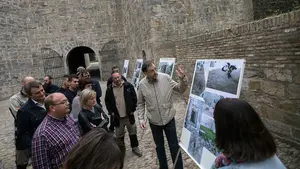 Así ha sido la visita a los tesoros escondidos de la ciudadela: una casamata del Baluarte de la Victoria