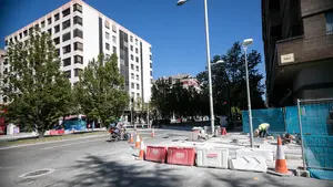 Las obras de Pio XII continúan a pesar del descontento: el tramo entre Sancho el Fuerte y Hospitales ya ejecutado