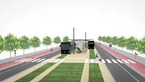 ¿Adiós a las villavesas en Pamplona? Un estudio presenta una nueva red de transporte público similar al tranvía