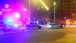 Herido un hombre de 81 años en la avenida de Barañáin tras sufrir un accidente cuando montaba en bicicleta