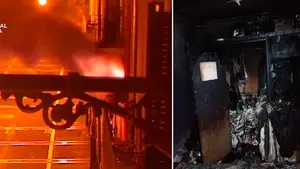 Los dos inquilinos de la vivienda afectada por las llamas en Pamplona se encuentran en estado grave