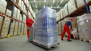 Accidente laboral en Tudela: herido tras quedar su pierna atrapada en una transpaleta