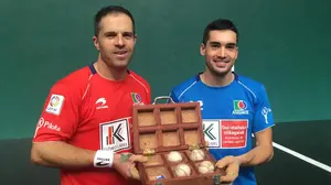 Olaizola no se fía de Víctor: "Es uno de los pelotaris más peligrosos que hay en la actualidad"