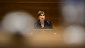 Barkos se muestra como la 'salvadora' de Navarra y cree que la Comunidad foral "estará mejor dentro de un año"