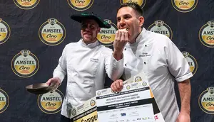 Un restaurante pamplonés gana el campeonato de pinchos del País Vasco con su 'Camarón de la Concha'