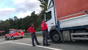 Peligro en la carretera: dos camioneros dan positivo en droga en Elizondo y son denunciados