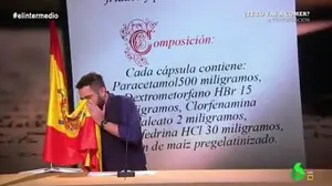 Dani Mateo declara el lunes ante el juez por sonarse la nariz con la bandera de España