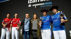 El navarro Xanti Uterga y Labaka se llevan las txapelas del Torneo de Azpeitia