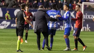N'Diaye, futbolista del Málaga, pide perdón: "No es un ejemplo para el fútbol ni para los niños"