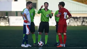 Las mejores imágenes del partido de la jornada en tercera, entre la Mutilvera y Osasuna