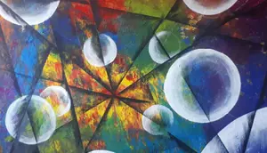 'Equilibrando abismos': una exposición de veintinueve pinturas "sacadas de la imaginación" en Pamplona