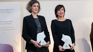 Un trayectoria 'de premio': Laura Arzoz y Ana Goyén reciben el premio Empresaria y Directiva Navarra 2018 