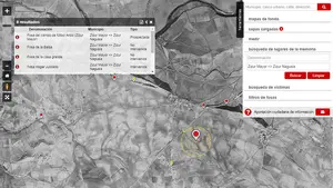 Navarra elabora un mapa de fosas sobre los enterramientos de la víctimas de la Guerra Civil