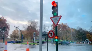 Cambios en los sem&aacute;foros y farolas de Pamplona: su suministro proceder&aacute; de energ&iacute;as renovables