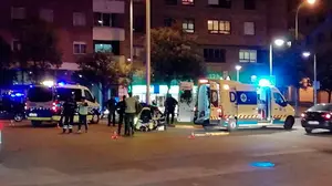 Un coche atropella a un ciclista de 47 años en el interior de una rotonda en el barrio de Ermitagaña
