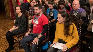 Referentes de la juventud navarra: la entrega de los galardones por parte del Gobierno, en imágenes