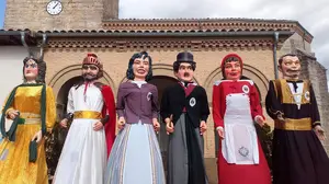 Los gigantes más especiales de Navarra: así es la comparsa que baila por las personas con discapacidad