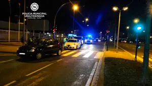 Una conductora borracha y sin carné provoca un accidente en Pamplona que se salda con dos personas heridas