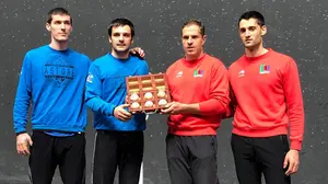 El navarro Aimar Olaizola y Albisu se juegan el primer puesto ante Elezkano y Rezusta en Bilbao