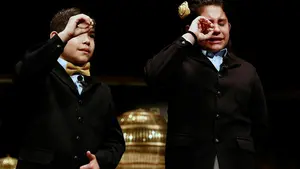 La emoción de Nerea Pareja: la niña que ha cantado los tres primeros premios del Sorteo de Navidad