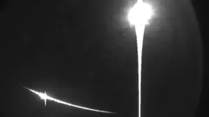 Un bólido cruza el cielo de la comarca de Pamplona y provoca un gran estruendo