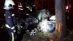Se empotra contra un árbol en Funes y huye del lugar abandonando el coche, lleno de alcohol