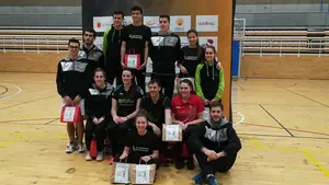 David Manzano y Nelly Iriberri, grandes dominadores del campeonato navarro absoluto en Estella