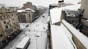 Navarra estrena a&ntilde;o con una ca&iacute;da en picado de las temperaturas y el 'regreso' de la nieve