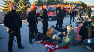 Barkos, sobre la actuación policial en Peralta: "Hubo violencia a los dos lados de los enfrentamientos"