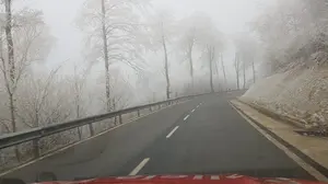 El puerto de Ibañeta se transforma en una "película de miedo": las consecuencias del frío en Navarra