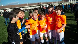 El Interescolar llena de goles y alegría Tajonar: las mejores imágenes de los partidos de la categoría mixta